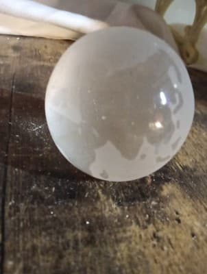 Glass Earth Globe World Etched Crystal Heavy Paper Weight - Thumbnail 5