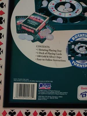 Tripoley Diamond Edition Cadaco Rotating Turnable Tray 2006 Celebrating 75yrs - Thumbnail 5