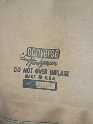 Vintage Converse Hodgman Air Mattress Pair No. 3604 3605 + Pump - TESTED 72HR - Thumbnail 5