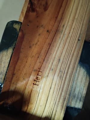 Vintage Handmade Wooden Stake Bed Truck 11" - Mid Century Folk Art Toy Decor - Thumbnail 6