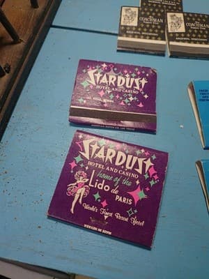 Lot of 14 Vintage Matchbooks UNSTRUCK Las Vegas Casino Stardust Dunes King... - Thumbnail 2