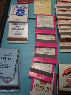 Lot of 53 Vintage Advertising Matchbooks - Unstruck - Restaurant & Supper Club - Thumbnail 4