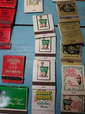 Vintage Lot of 40 Hotel & Motel Matchbooks - Mid-Century Advertising - Unstruck - Thumbnail 6