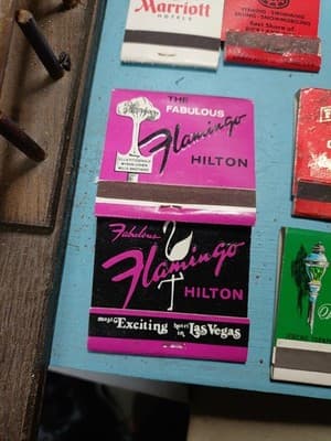 Vintage Lot of 40 Hotel & Motel Matchbooks - Mid-Century Advertising - Unstruck - Thumbnail 2