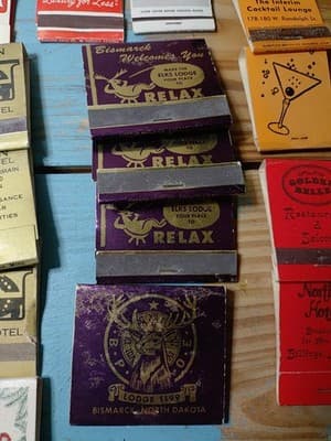 Vintage Lot of 40 Hotel & Motel Matchbooks - Mid-Century Advertising - Unstruck - Thumbnail 12