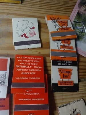 Lot of 53 Vintage Advertising Matchbooks - Unstruck - Restaurant & Supper Club - Thumbnail 16