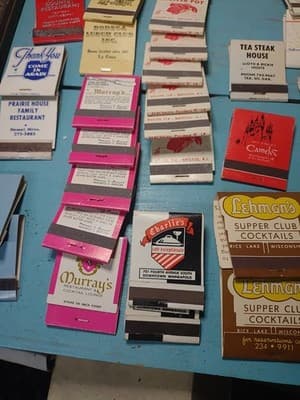 Lot of 53 Vintage Advertising Matchbooks - Unstruck - Restaurant & Supper Club - Thumbnail 8