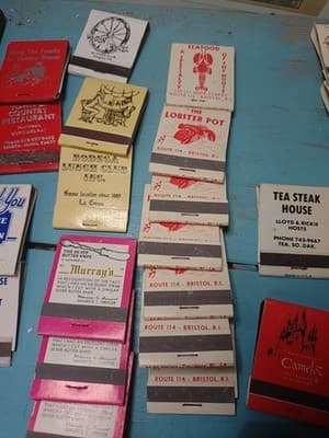 Lot of 53 Vintage Advertising Matchbooks - Unstruck - Restaurant & Supper Club - Thumbnail 7