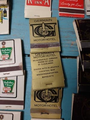 Vintage Lot of 40 Hotel & Motel Matchbooks - Mid-Century Advertising - Unstruck - Thumbnail 8