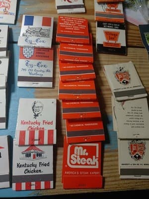 Lot of 53 Vintage Advertising Matchbooks - Unstruck - Restaurant & Supper Club - Thumbnail 18