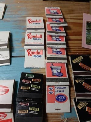 Lot of 30 Vintage Matchbooks - Unstruck NOS - Mid-Century Advertising - Mixed - Thumbnail 11