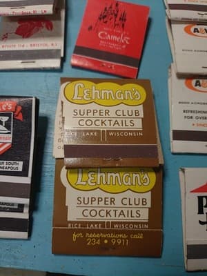 Lot of 53 Vintage Advertising Matchbooks - Unstruck - Restaurant & Supper Club - Thumbnail 9