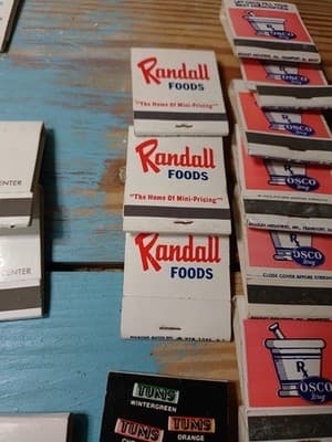 Lot of 30 Vintage Matchbooks - Unstruck NOS - Mid-Century Advertising - Mixed - Thumbnail 8