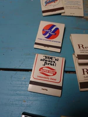 Lot of 30 Vintage Matchbooks - Unstruck NOS - Mid-Century Advertising - Mixed - Thumbnail 3