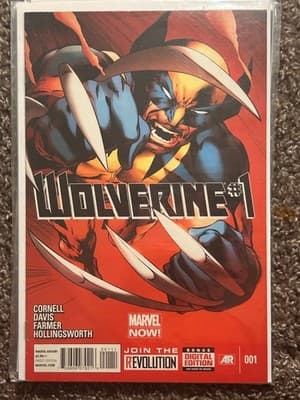 Wolverine #1 Marvel NOW 001 Marvel Comics Bagged Boarded Parental Advisory Cover - Image 1