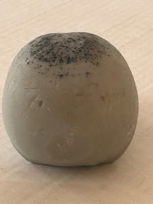 Decorative Skull Figurine Gothic Gray Small Cement Plaster Home Decor Tabletop - Thumbnail 3