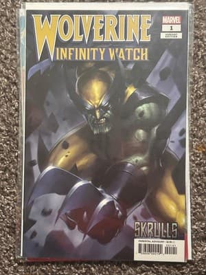 Marvel Wolverine Infinity Watch #1 Variant Skrulls Comic Book Bagged Collectible - Image 1