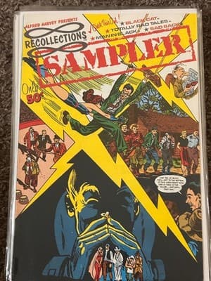 Harvey Presents Recollections Sampler Comic Book 50c Anthology Horror Black Cat - Image 1