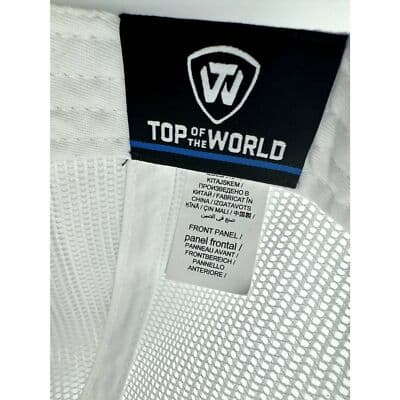 Georgia Tech Yellow Jackets Black White Mesh Adjustable Baseball Cap Hat H4 - Thumbnail 7