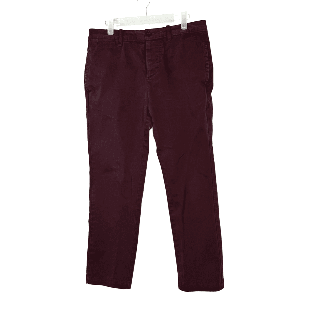 Jack Wills Jeans Men’s 30R Red Skinny 100% Cotton Button-Front Coin Pockets - Image 1