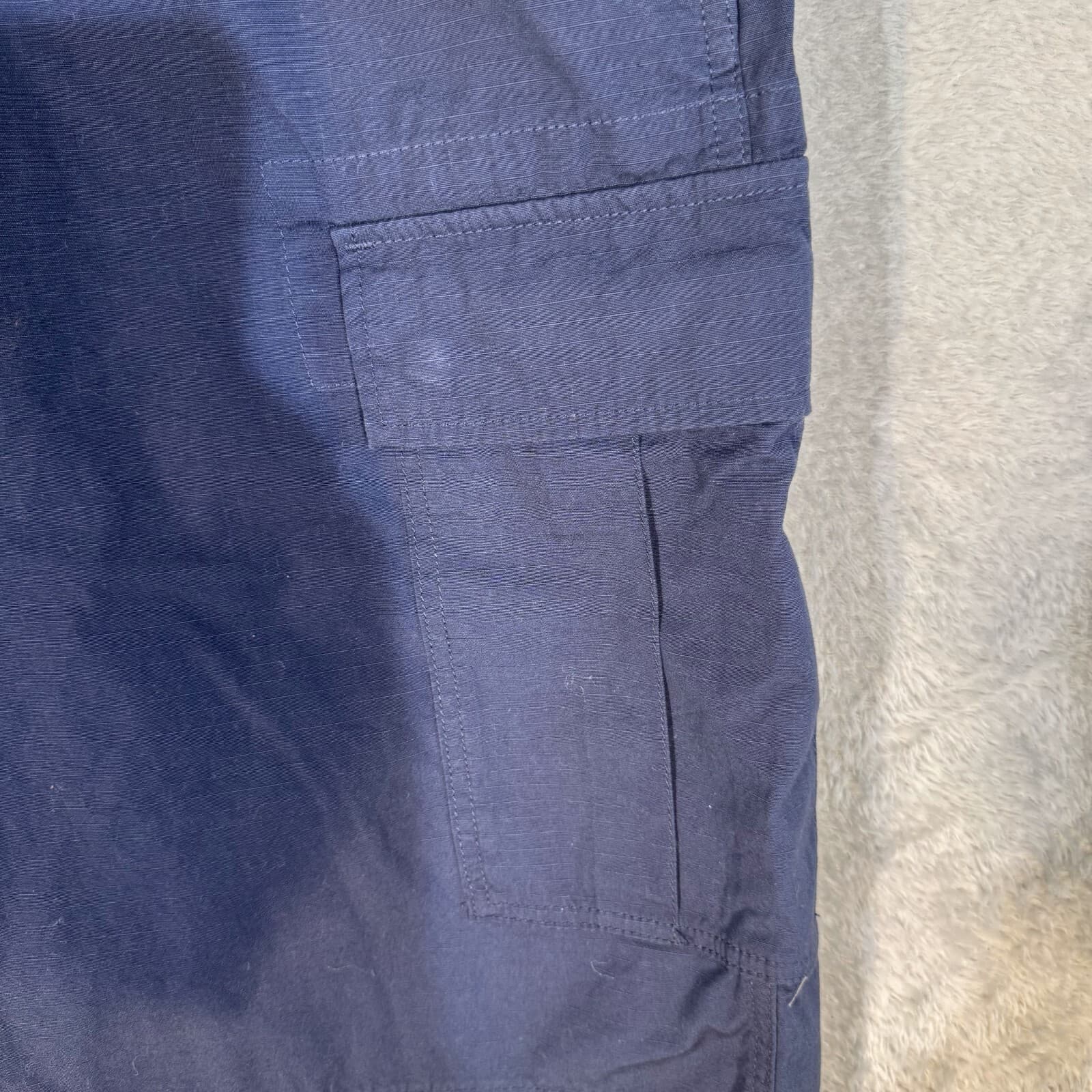 Levi's Men's Carrier Cargo Shorts 52 Navy 100% Cotton High-Rise Loose Fit - Thumbnail 4