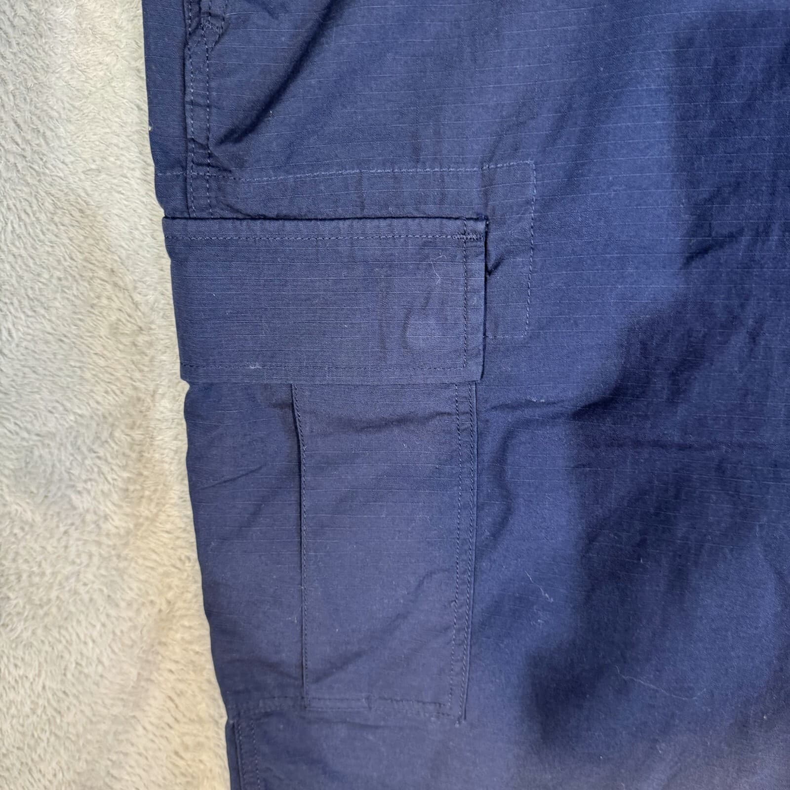 Levi's Men's Carrier Cargo Shorts 52 Navy 100% Cotton High-Rise Loose Fit - Thumbnail 3