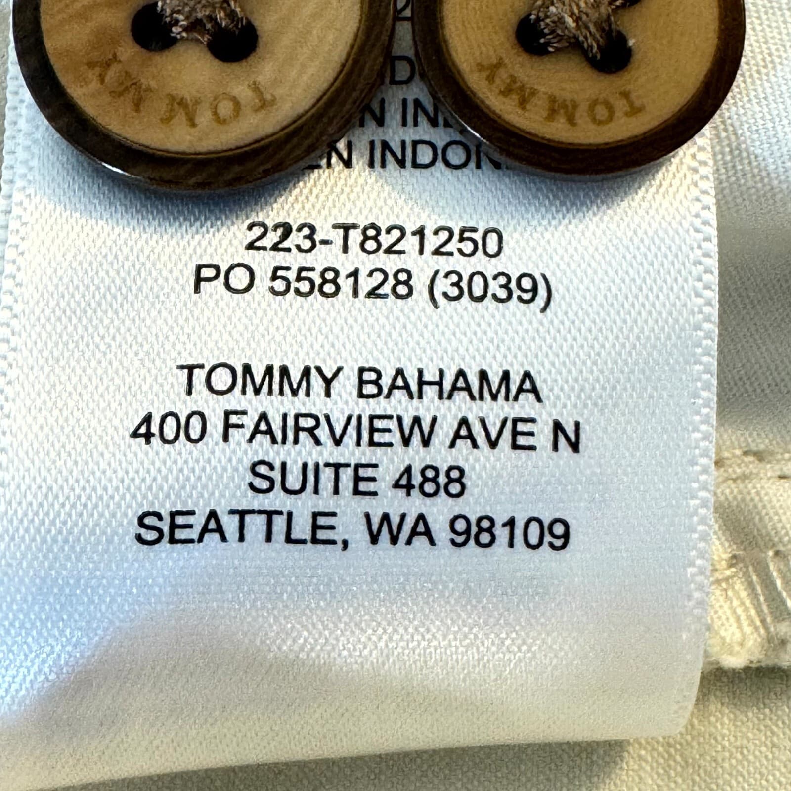 Tommy Bahama Men Chino Shorts 40 Beige Stretch Mid-Rise Flat Front Zip Fly - Thumbnail 6