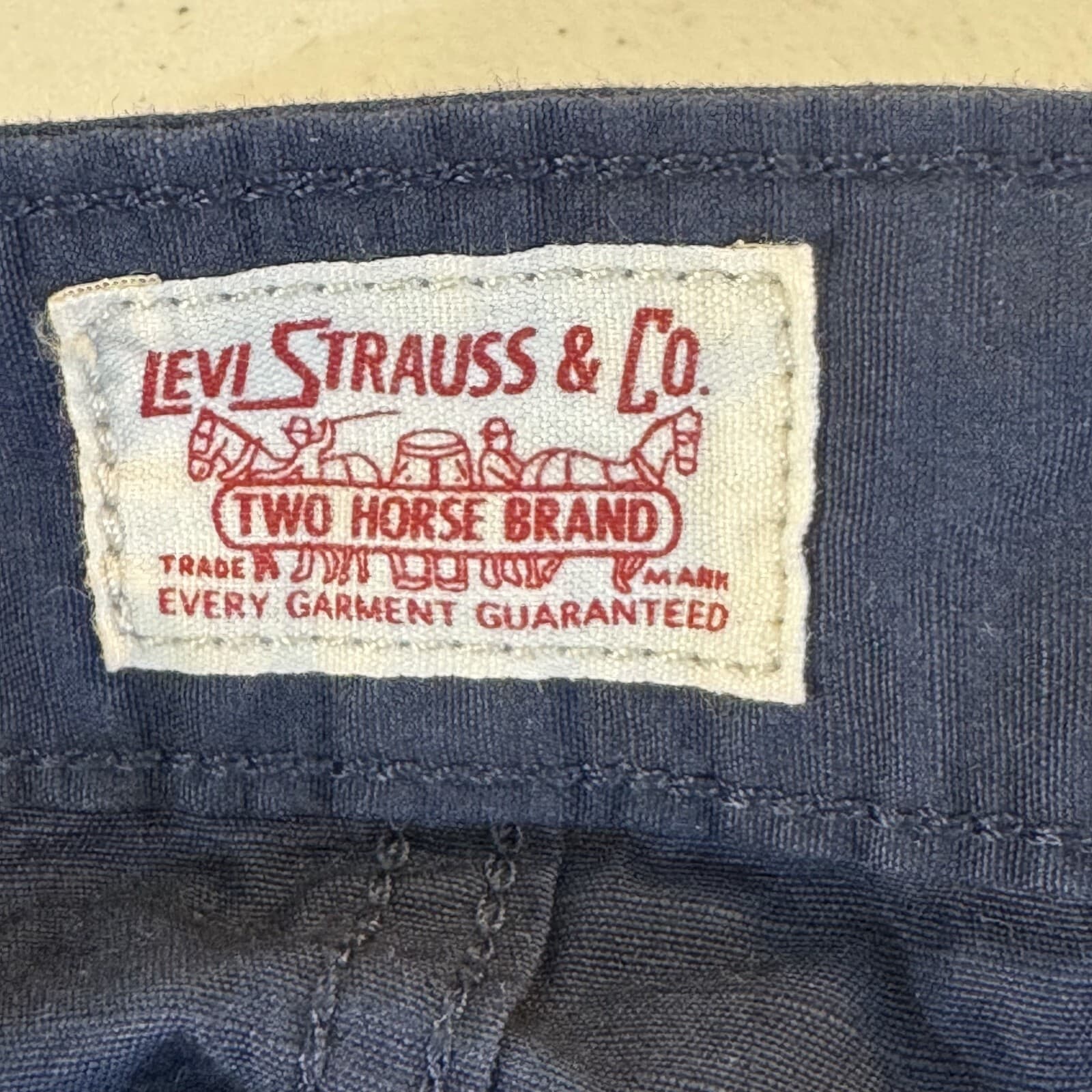 Levi's Men's Carrier Cargo Shorts 52 Navy 100% Cotton High-Rise Loose Fit - Thumbnail 7