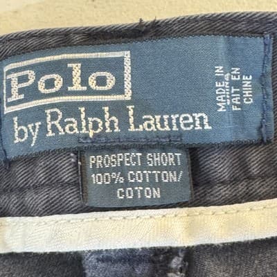 Ralph Lauren Polo Shorts Mens 34 Classic Chino Prospect Short Pockets Zip Fly - Thumbnail 4