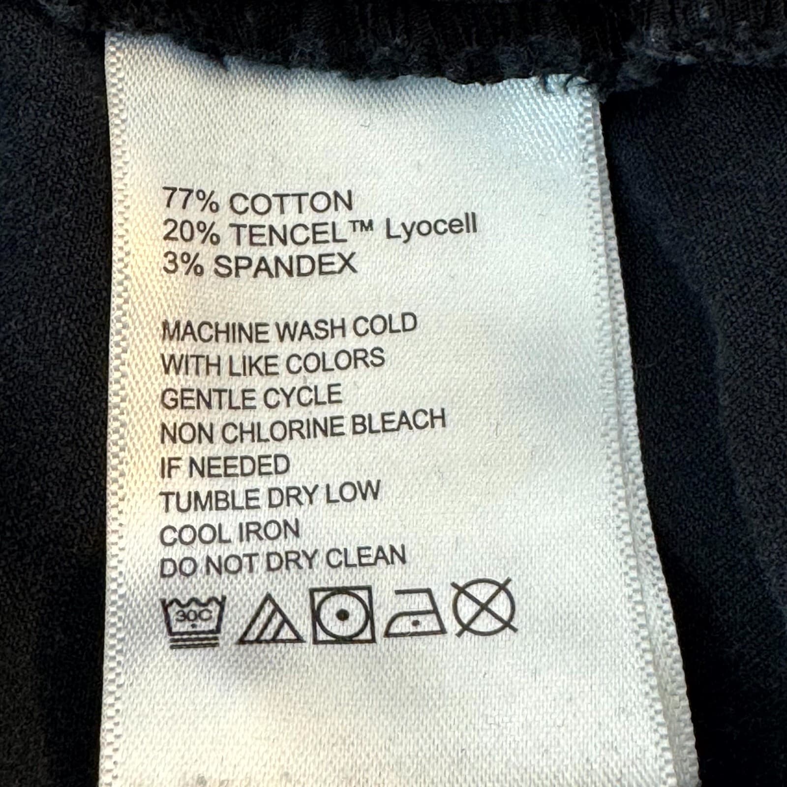 Tommy Bahama Men Chino Shorts 40 Black Stretch Mid-Rise Flat Front Zip Fly - Thumbnail 5