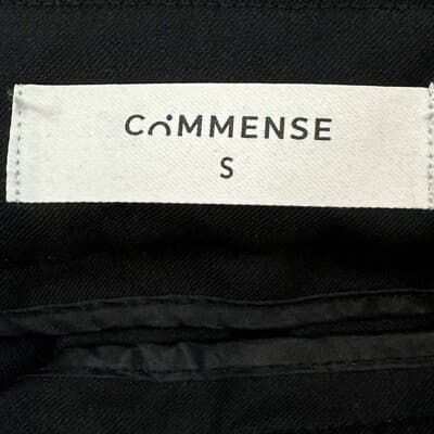 Commense Slacks Women's Black Pleated Wide-Leg Dress Pants Size S Polyester W95 - Thumbnail 3