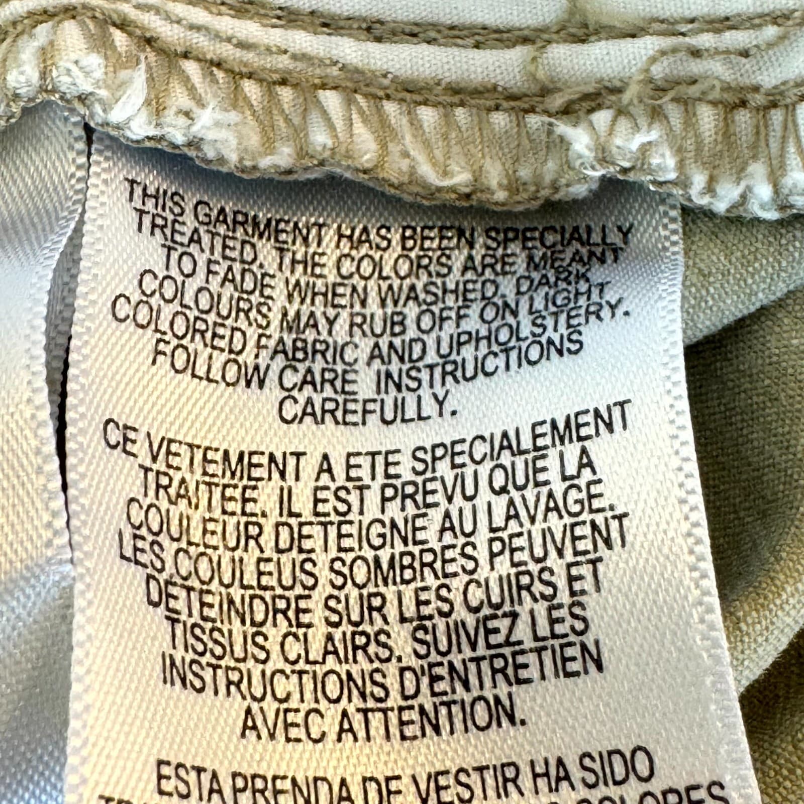 Tommy Bahama Men Chino Shorts 40 Beige Stretch Mid-Rise Flat Front Classic - Thumbnail 6