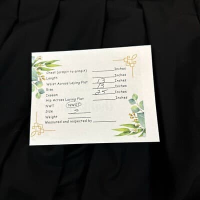 Commense Slacks Women's Black Pleated Wide-Leg Dress Pants Size S Polyester W95 - Thumbnail 7