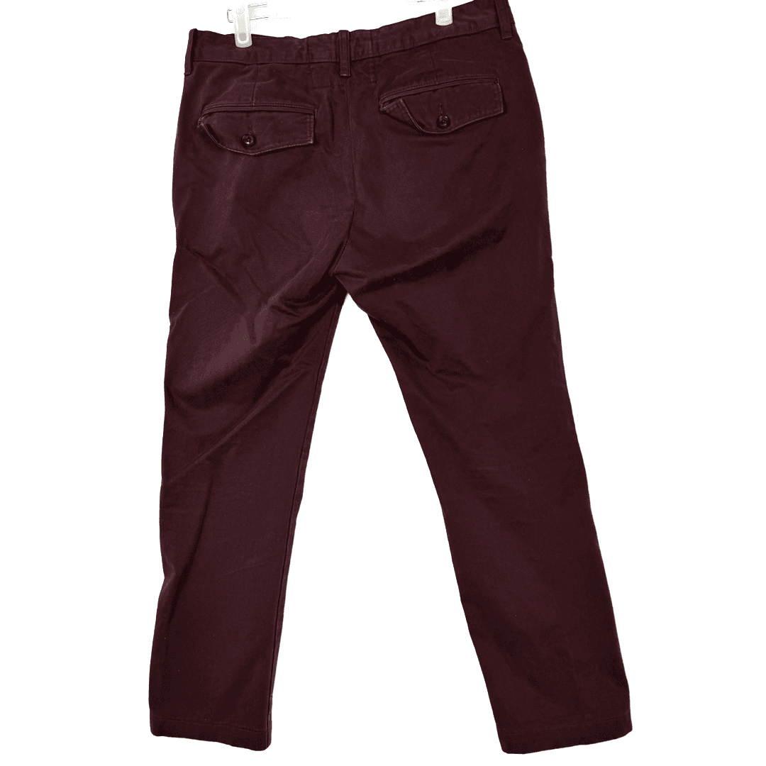 Jack Wills Jeans Men’s 30R Red Skinny 100% Cotton Button-Front Coin Pockets - Thumbnail 2