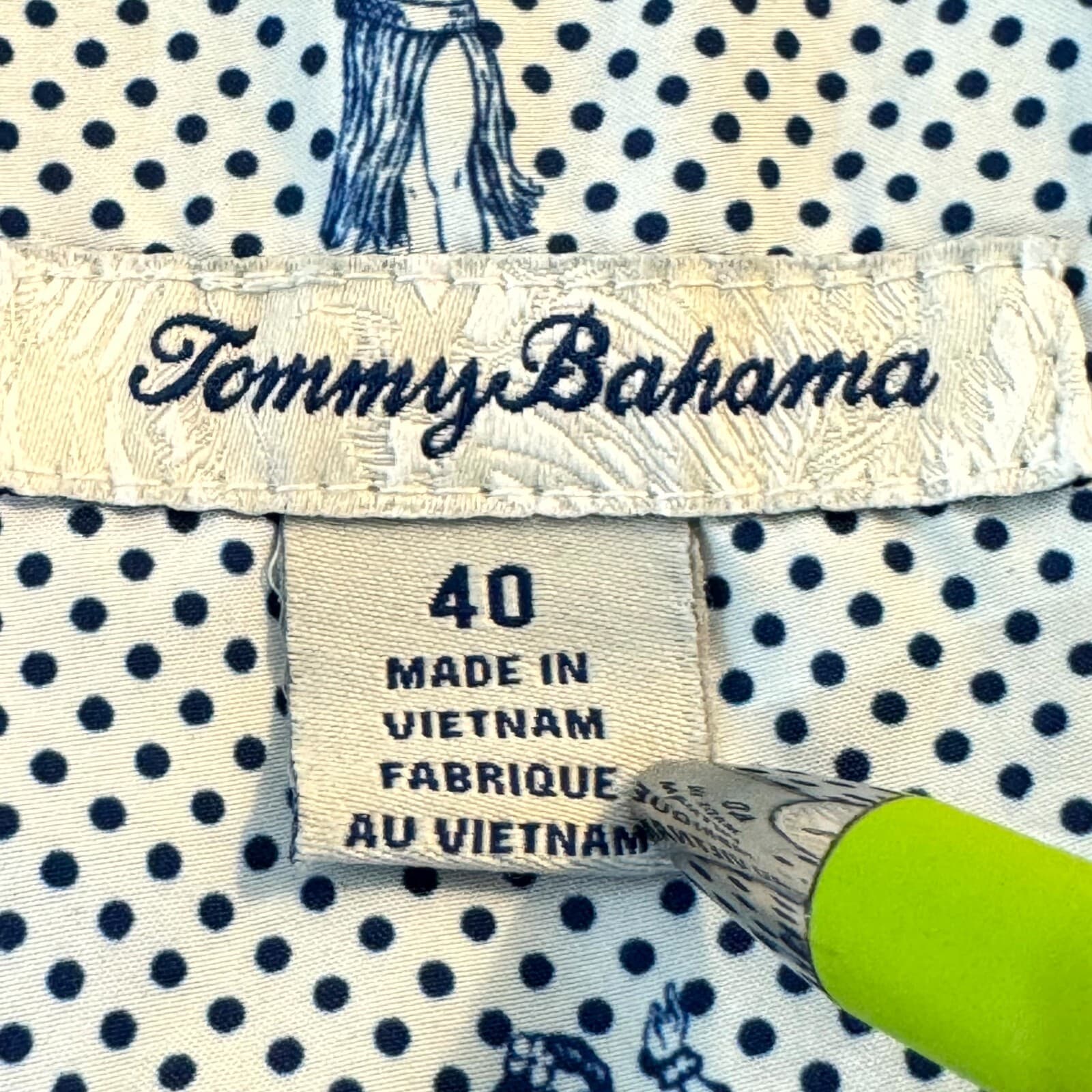 Tommy Bahama Mens Ripstop Shorts 40 Green Nylon Stretch Mid-Rise Zip Fly - Thumbnail 4