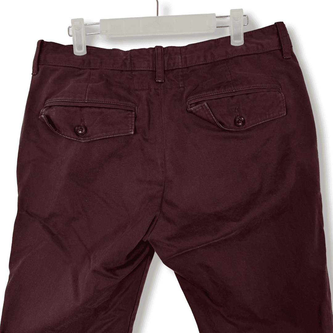 Jack Wills Jeans Men’s 30R Red Skinny 100% Cotton Button-Front Coin Pockets - Thumbnail 4