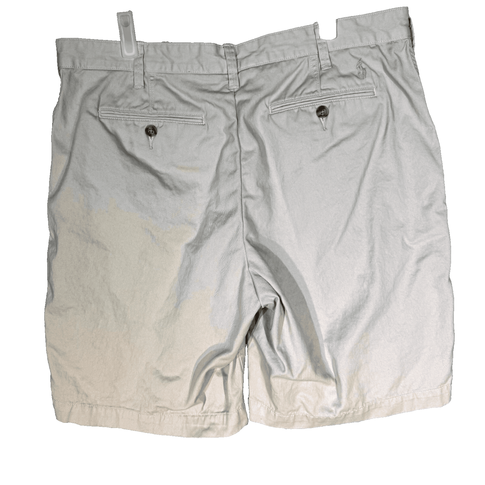 Polo Ralph Lauren Men Chino Shorts 36 Tan Pony Cotton Mid-Rise Relaxed Fit - Thumbnail 2