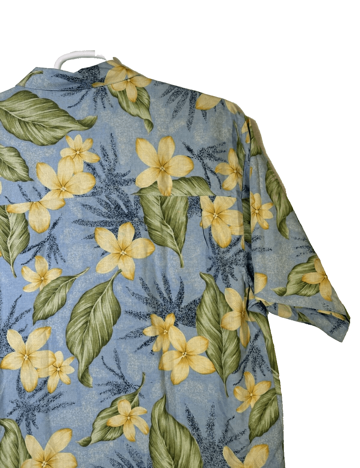 Bermuda Bay Shirt Men’s L Blue Floral 100% Silk Hawaiian Button-Up M183 - Thumbnail 12