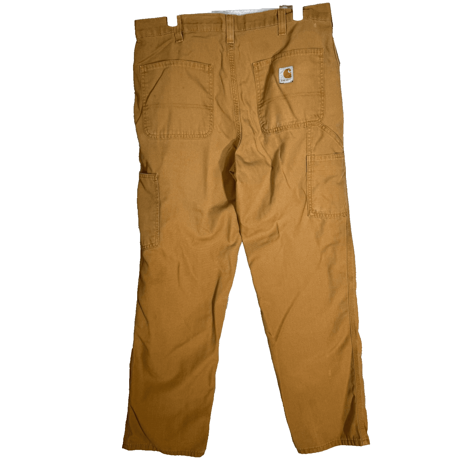 Carhartt Pants Mens 34x32 Brown Dungaree Fit Workwear Utility 383-51 - Thumbnail 2