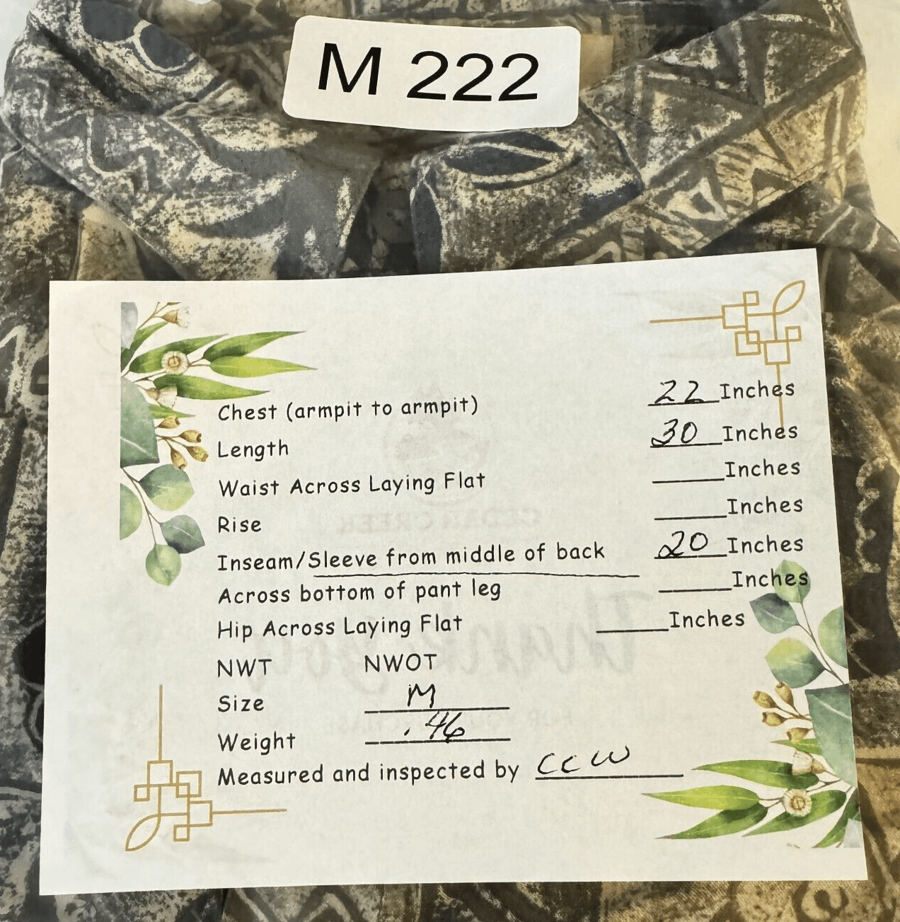 Campia Moda Shirt Mens M Multicolor Tropical Rayon Hawaiian Button‑Up Short M222 - Thumbnail 9