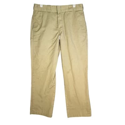 Dickies 874 Pants Mens 32x30 Beige Original Fit Workwear Straight Leg - Image 1