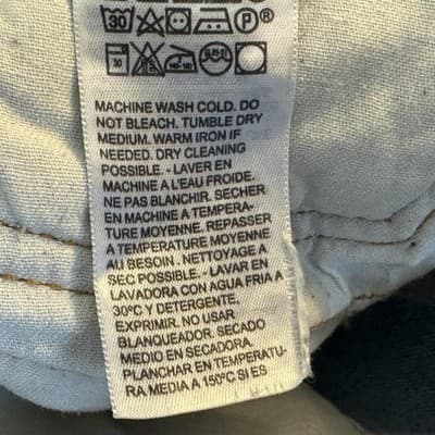 Vintage Levis 505 Jeans Mens 34x32 Light Wash Blue Straight Leg Faded Denim - Thumbnail 9