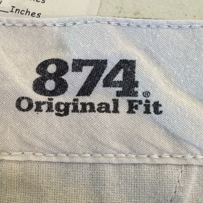 Dickies 874 Pants Mens 32x30 Beige Original Fit Workwear Straight Leg - Thumbnail 5