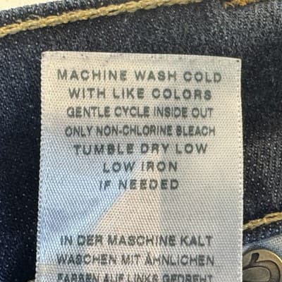 True Religion Jean Bermuda Shorts Womens 29 Blue Dean Stretch Denim Logo Pockets - Thumbnail 6