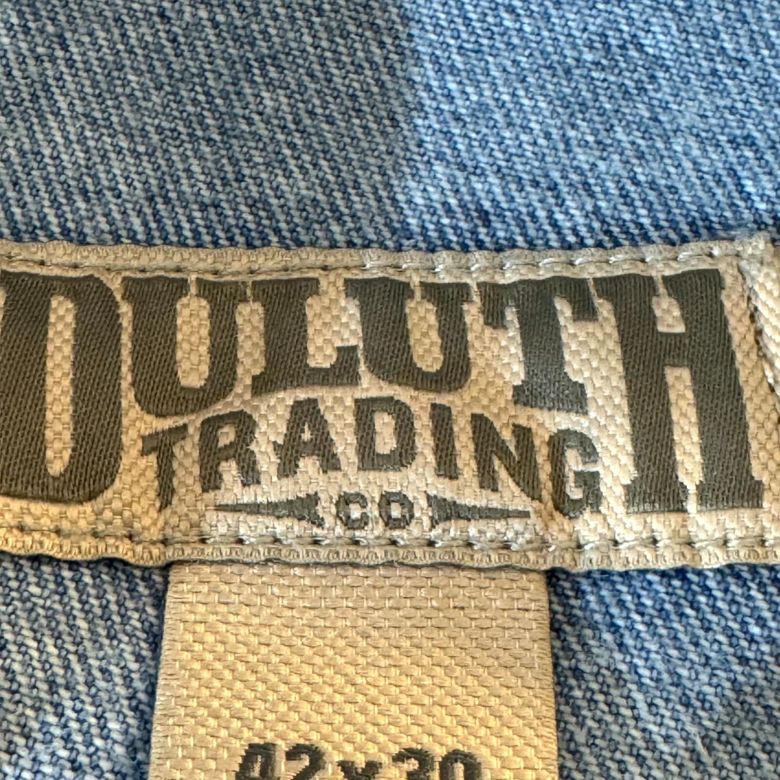 Duluth Trading Co Mens Jeans 42x30 Blue Denim Mid Rise Straight Leg - Thumbnail 11