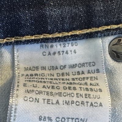 True Religion Jean Bermuda Shorts Womens 29 Blue Dean Stretch Denim Logo Pockets - Thumbnail 4