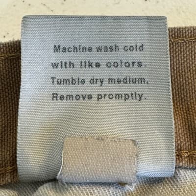 Carhartt Pants Mens 38x30 Brown Workwear Dungaree Fit Stained Distressed - Thumbnail 9