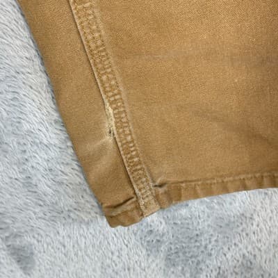 Carhartt Pants Mens 38x30 Brown Workwear Dungaree Fit Stained Distressed - Thumbnail 5