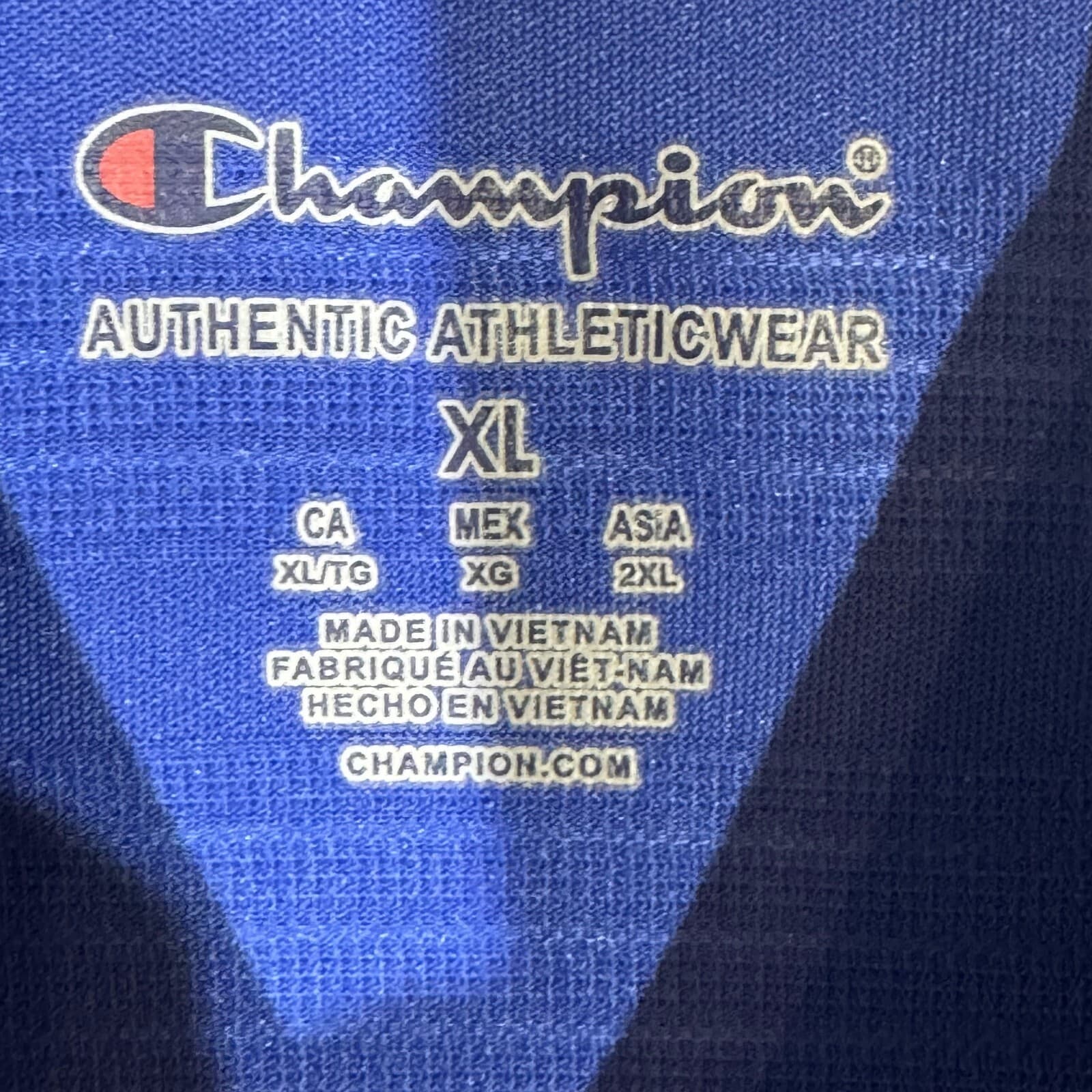 Champion Polo Shirt Men XL Blue Florida Gators 100 Percent Polyester Football - Thumbnail 9