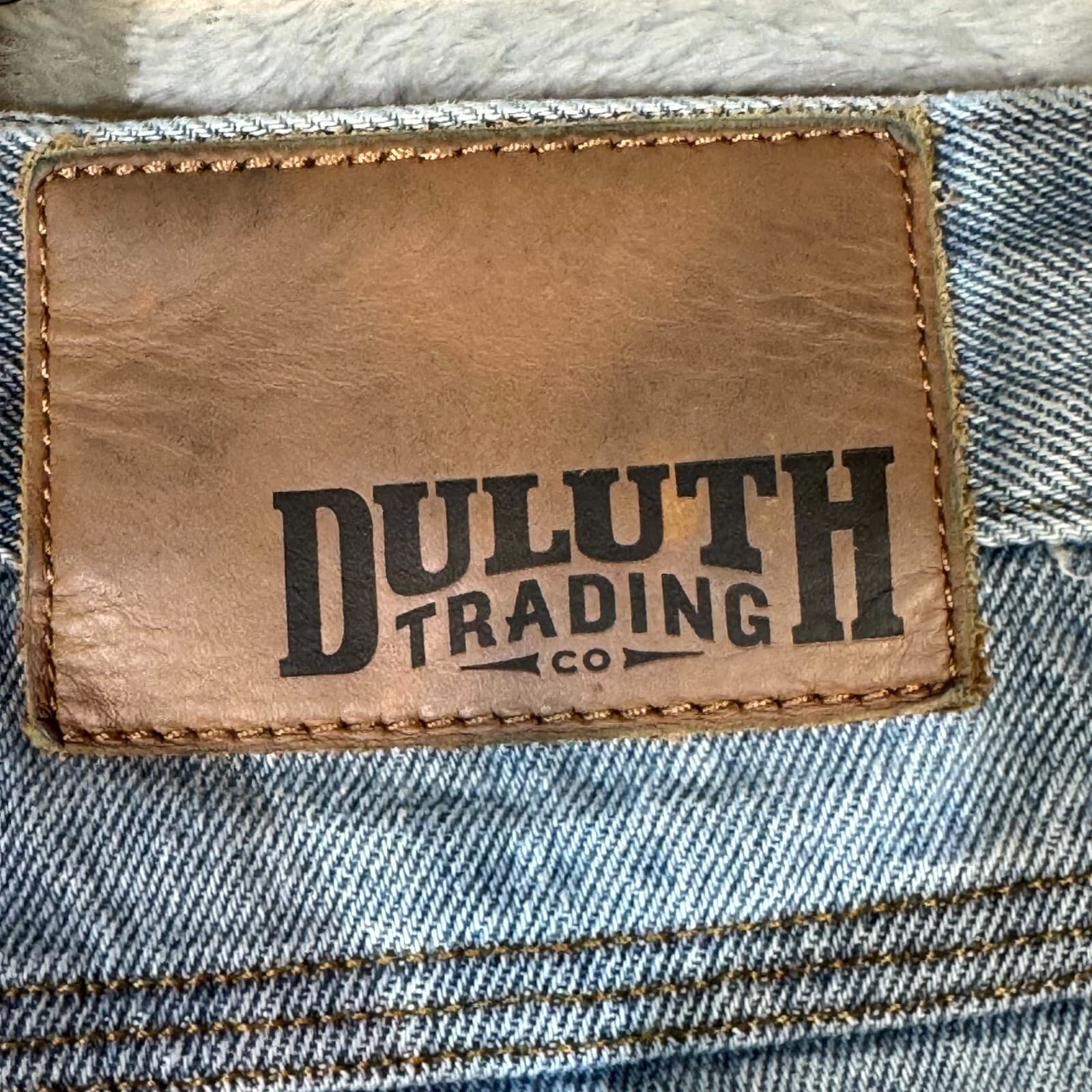 Duluth Trading Co Mens Jeans 42x30 Blue Denim Mid Rise Straight Leg - Thumbnail 11